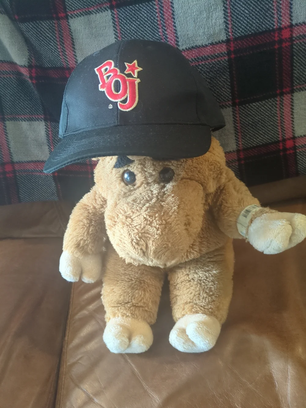 Bojangles Embroidered Logo Black Workers Baseball Cap